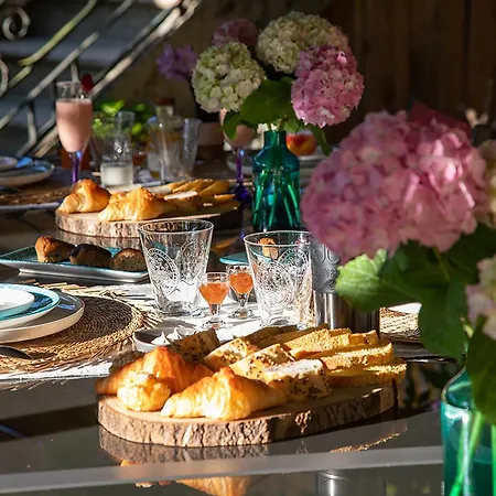 O'myosotis - 400m Centre Historique - Parking Gratuit - Piscine Et Jardin Bed & Breakfast